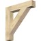 Ekena Millwork Traditional Block Rough Sawn Bracket, Douglas Fir, 6"W x 36"D x 36"H BKT06X36X36TRA05RDF - alternate 1